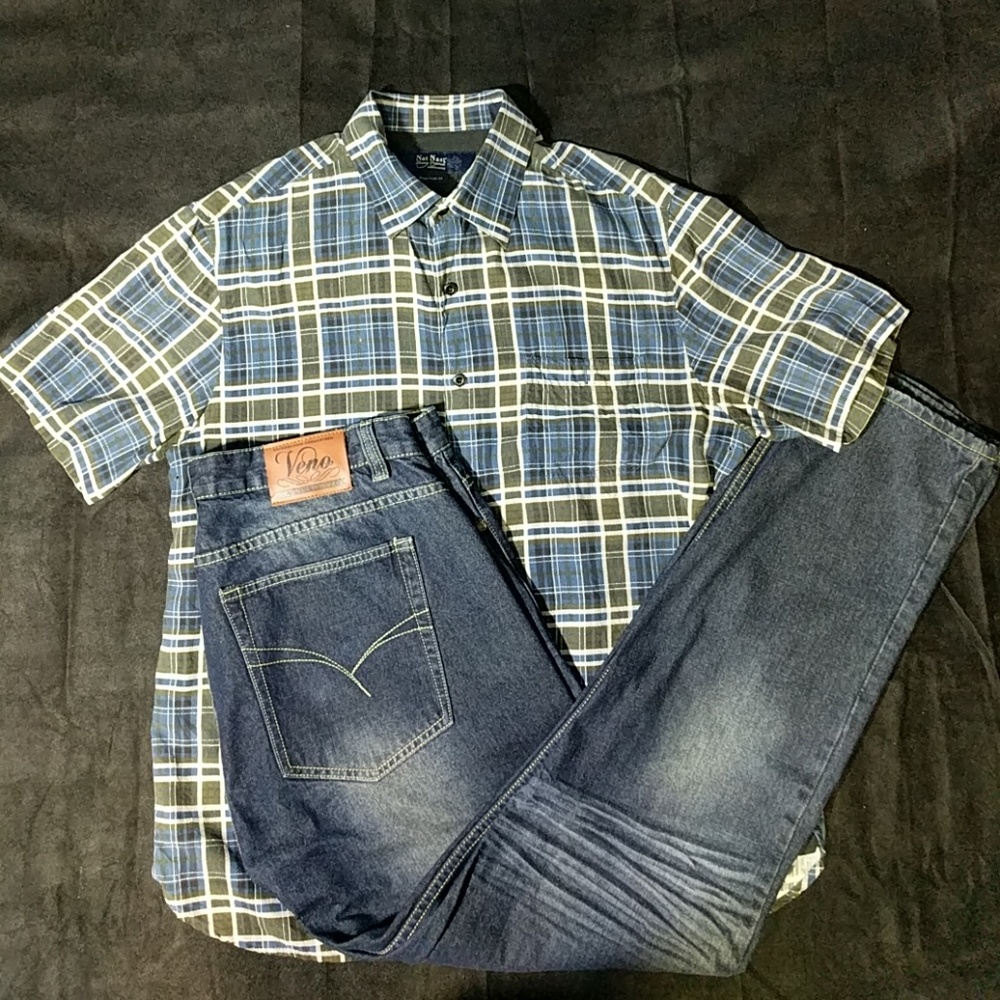Nat Nast short sleeve button down - Picture 1 of 4